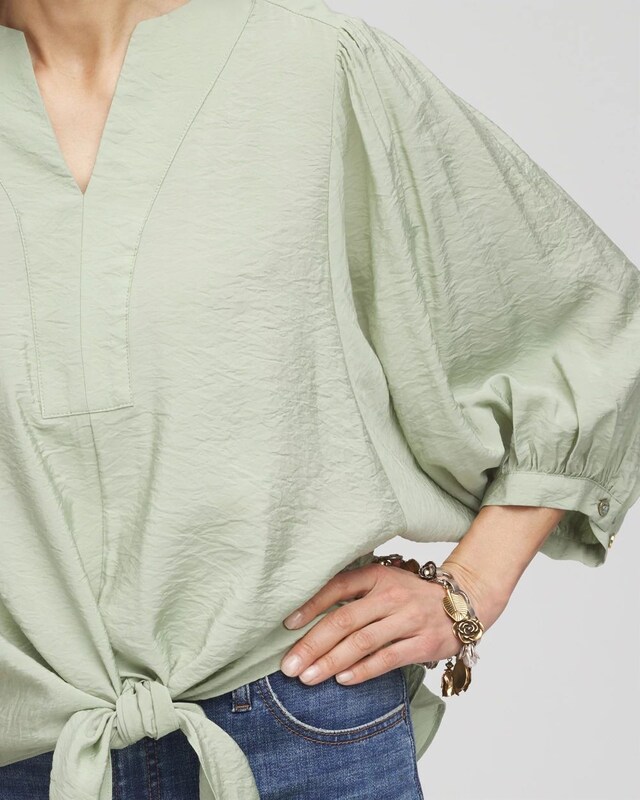 Tie-Front Blouse - image 4